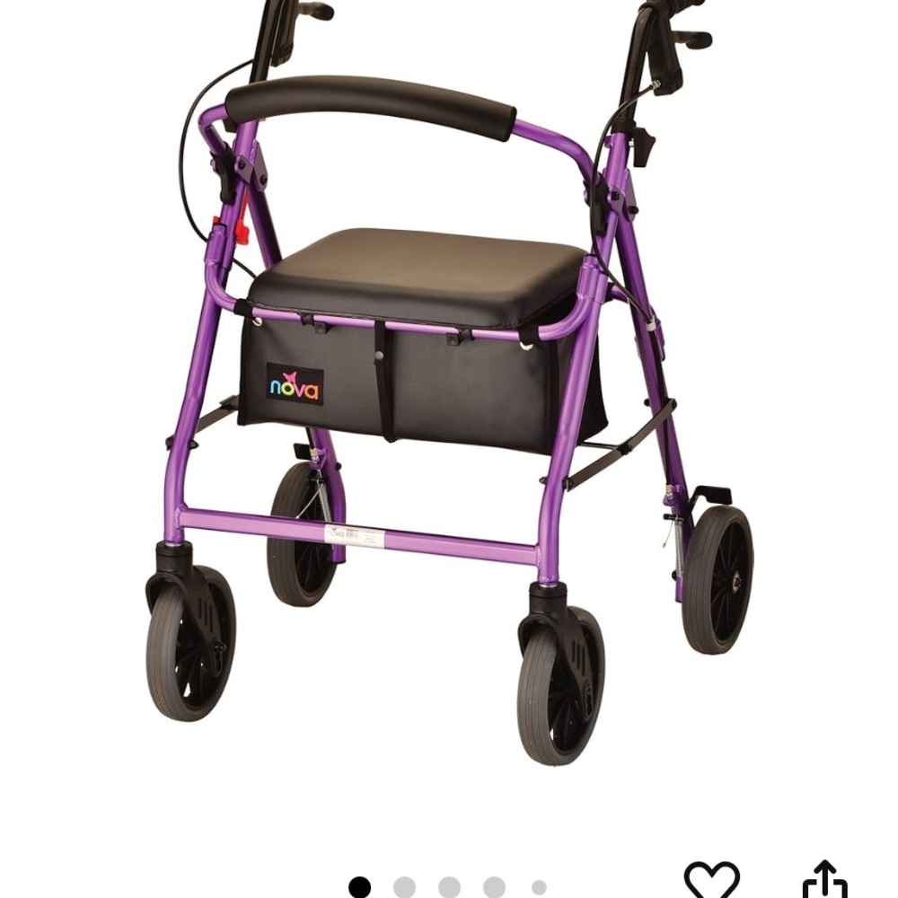 Nova Purple Walker with Seat